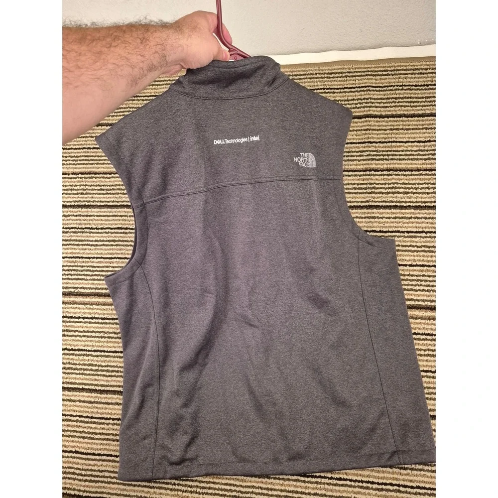 The North Face Mens Ridgewall Softshell Vest Grey Heather VxRail NF0A3LGZ XL NEW